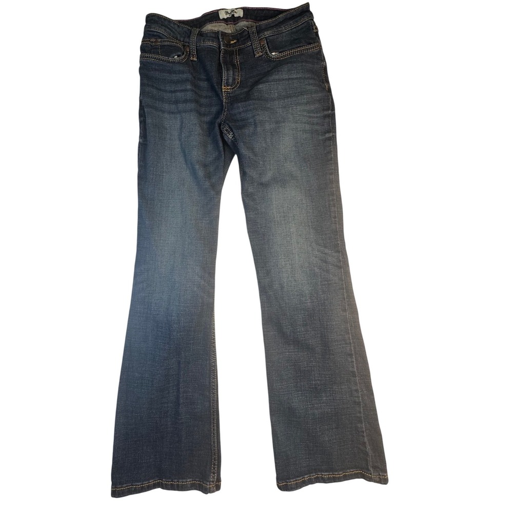 Wrangler Retro Mid Rise Bootcut Jeans Dark Wash Womens 5x30 1009MWZMS